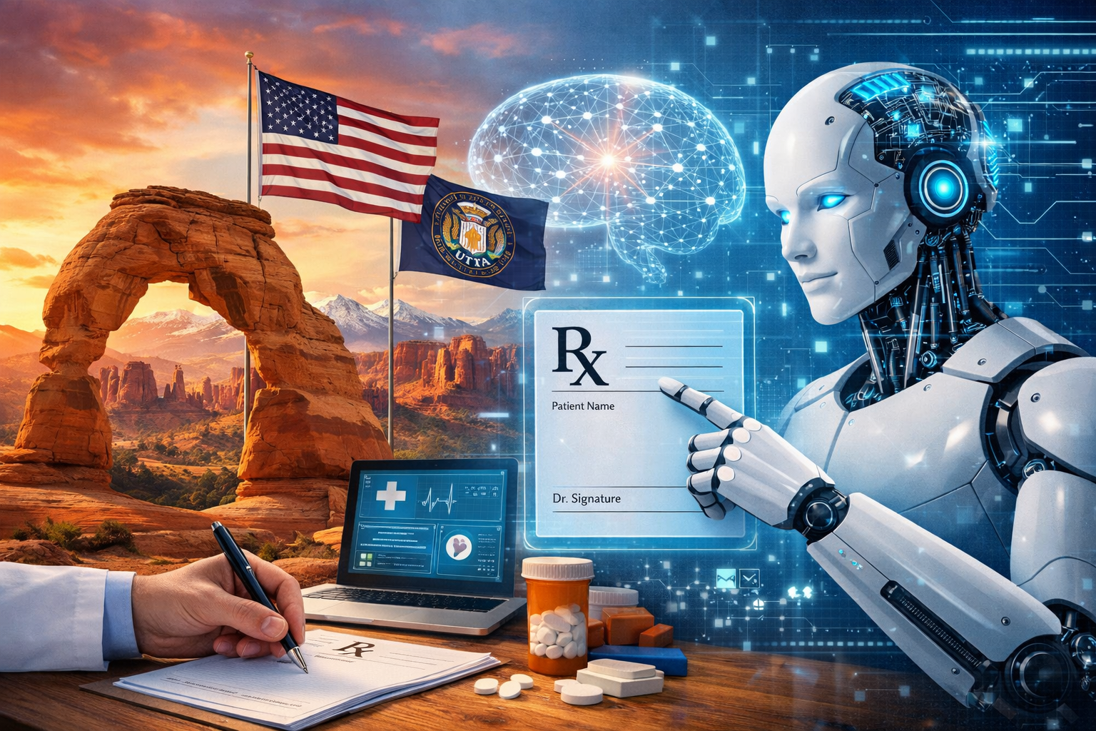 ABD'de reçete yenilemede yapay zekanın kullanımına izin veren ilk eyalet Utah oldu!